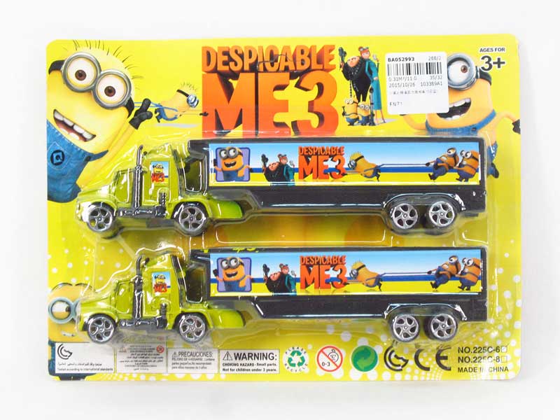 Pull Back Container Truck(2in1) toys