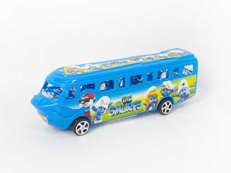 Pull Back Bus(4S) toys