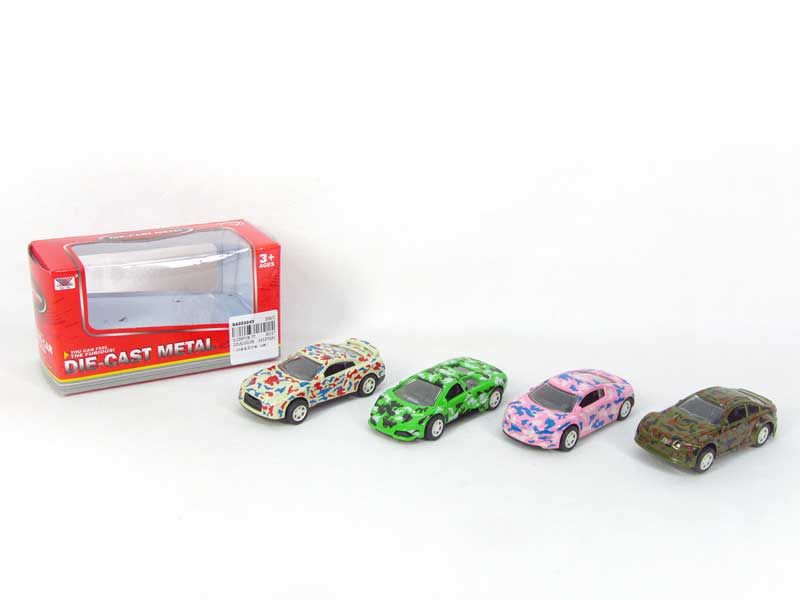 1:50 Die Cast Car Pull Back(4S) toys