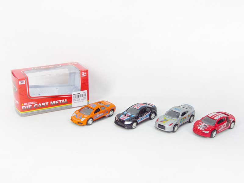 1:50 Die Cast Car Pull Back(4S) toys