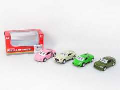 1:50 Die Cast Car Pull Back(4S)