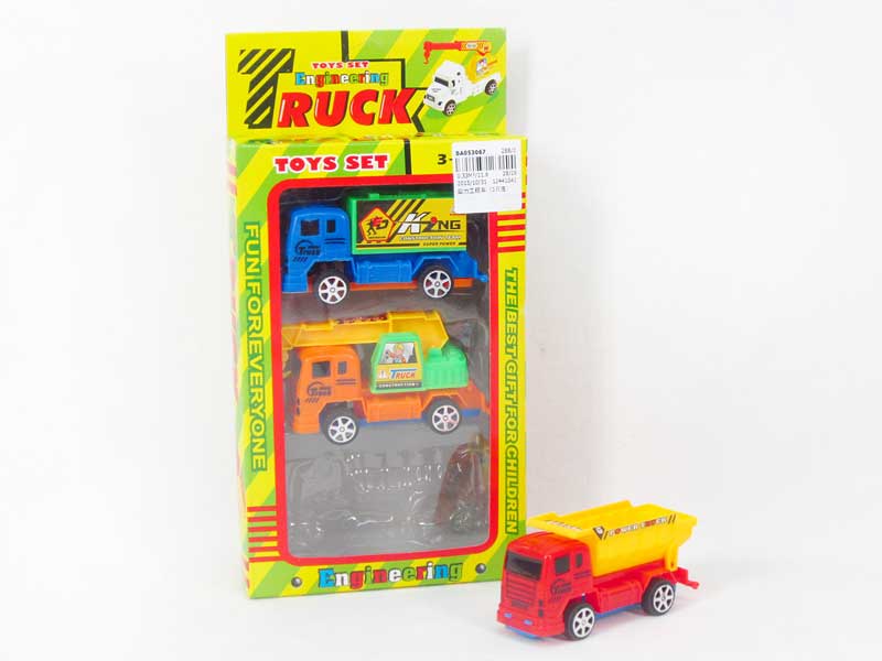 Pull Back Construction Truck(3in1) toys