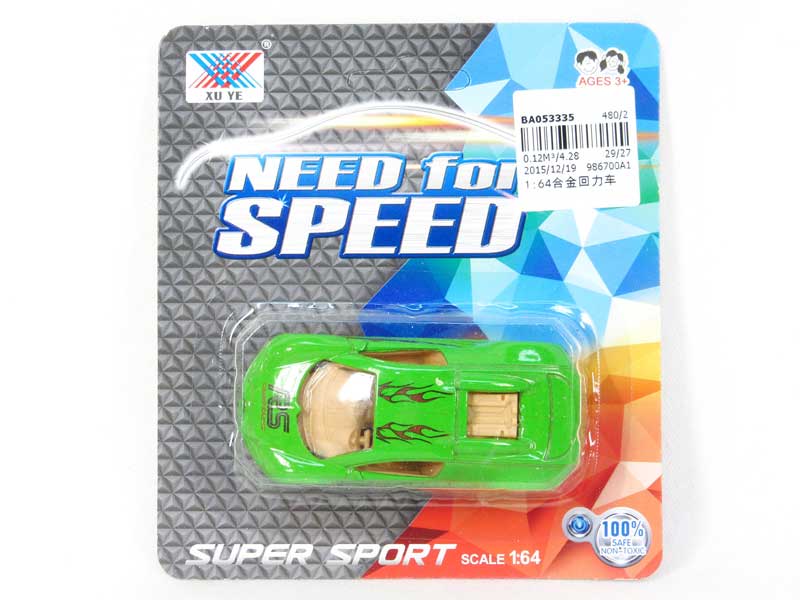 1:64 Die Cast Car Pull Back toys