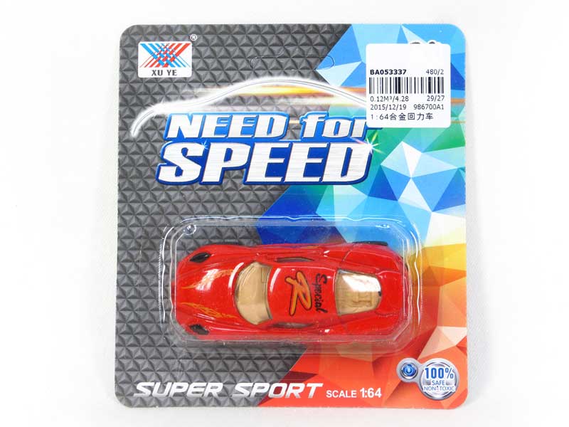 1:64 Die Cast Car Pull Back toys