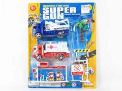 Pull Back Fire Engine Set(2in1)