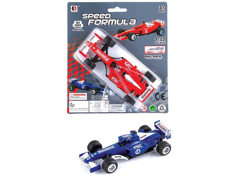 1:32 Pull Back Equation Car toys