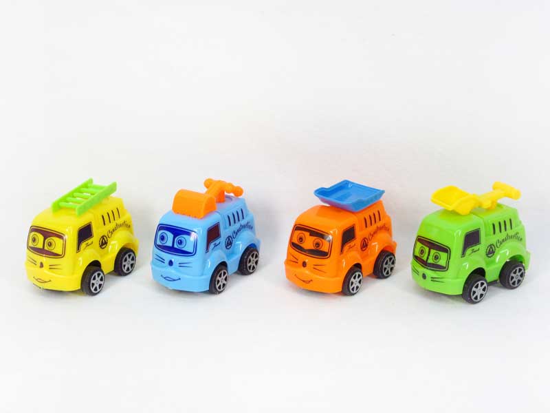 Pull Back Construction Truck(4S4C) toys