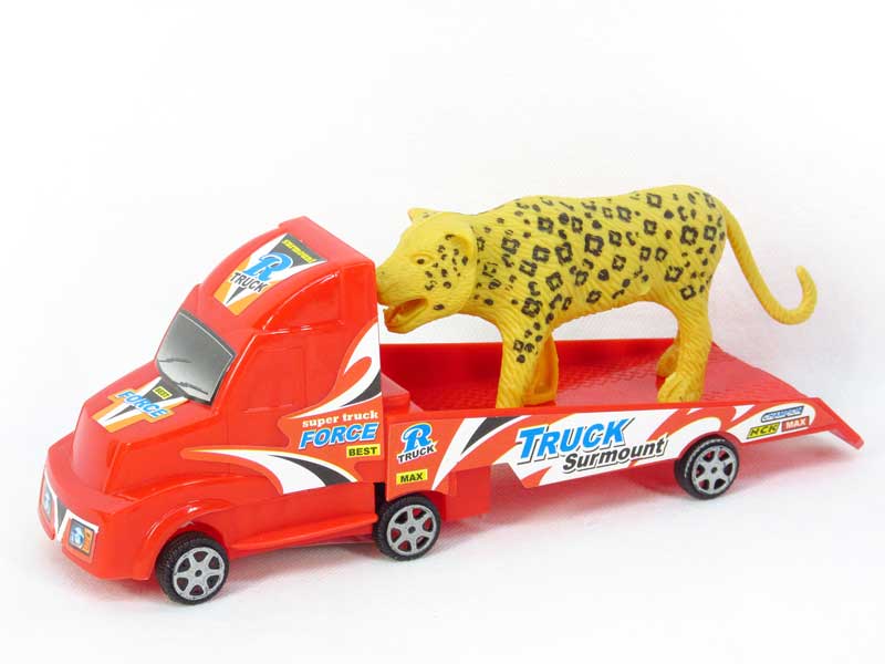 Pull Back Truck Tow Animal(4C) toys