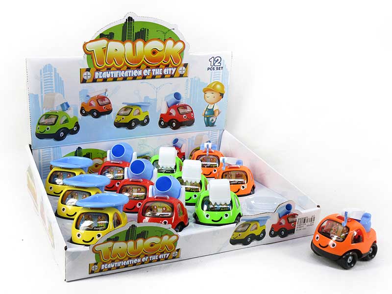 Pull Back Construction Truck(12in1) toys