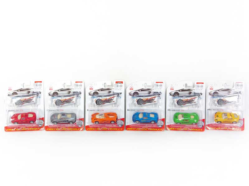 Die Cast Sports Car Pull Back(6S) toys