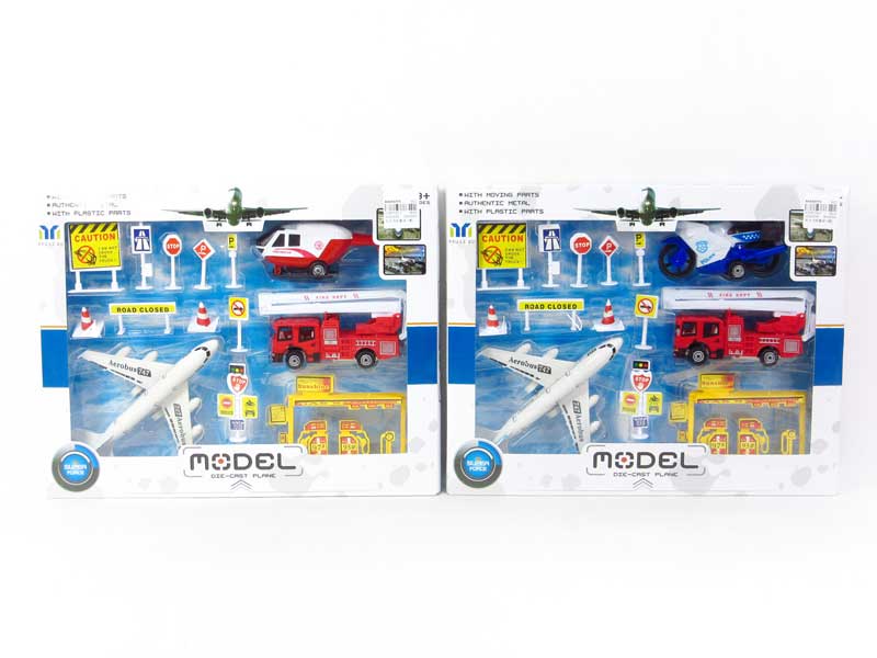 Pull Back Airplane Set92S) toys