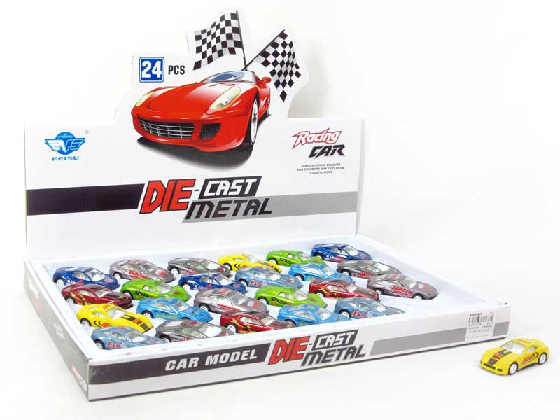 1:64 Die Cast Car Pull Back(24in1) toys