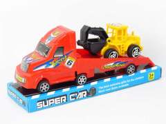 Pull Back Truck Tow Construction Truck(4C)
