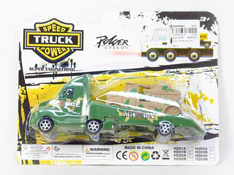 Pull Back Truck Tow Car(4C) toys