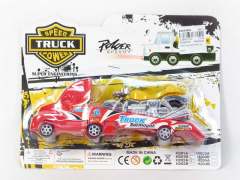 Pull Back Truck Tow Motorcycle(4C)
