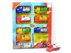 Pull Back Tow Truck(8in1)