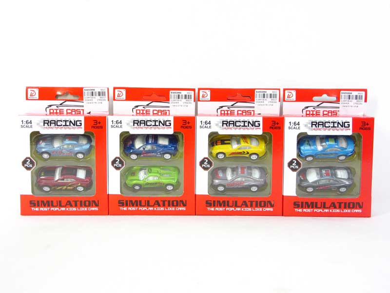 1:64 Die Cast Car Pull Back(2in1) toys