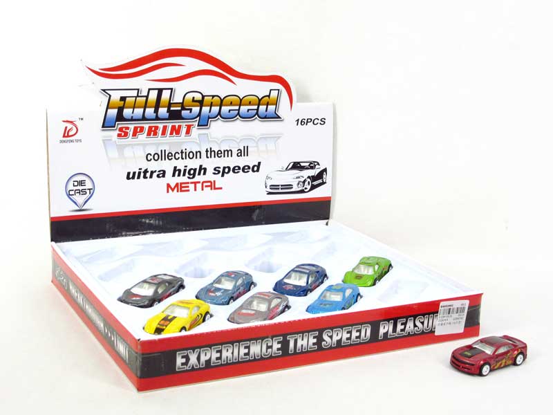 Die Cast Car Pull Back(16in1) toys