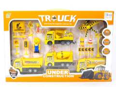 Pull Back Construction Truck（4in1）