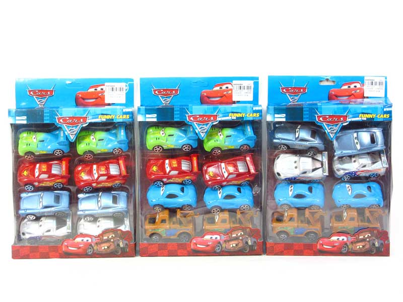 Pull Back Car(8in1） toys