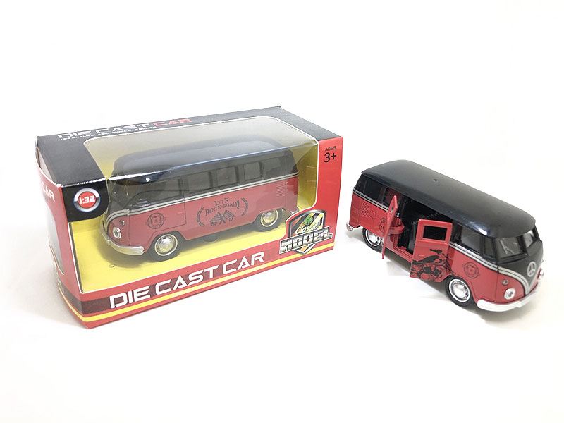 Die Cast Bus Pull Back(3C) toys