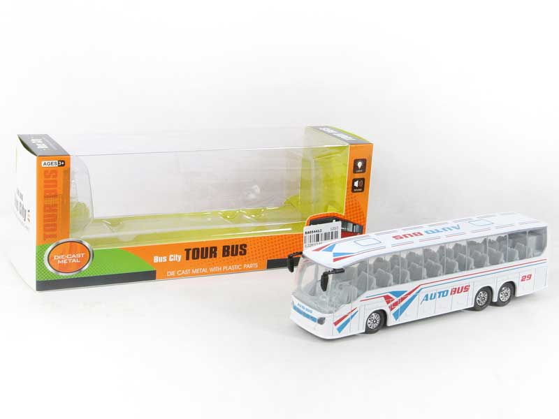 Die Cast Bus Pull Back W/L_M(3C) toys