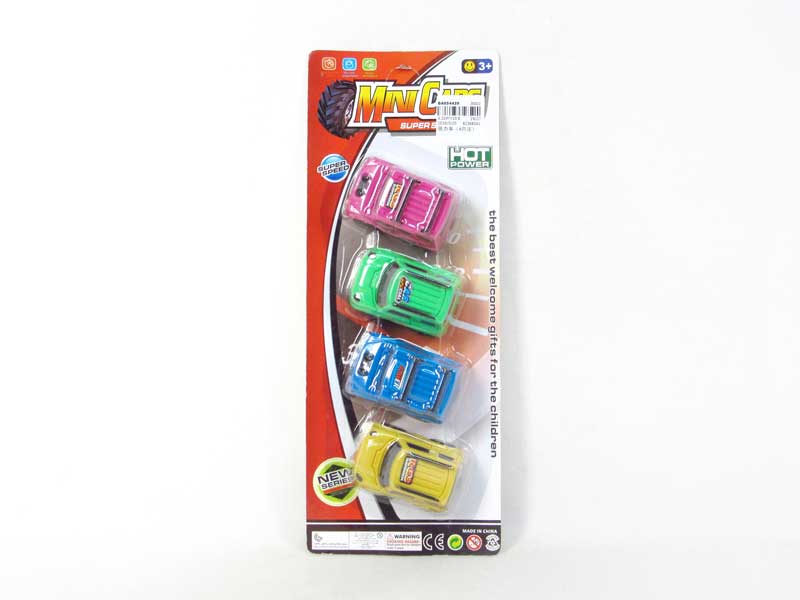 Pull Back Car(4in1) toys