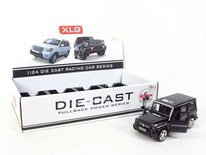 1:24 Die Cast Car Pull Back W/L_M(4in1) toys