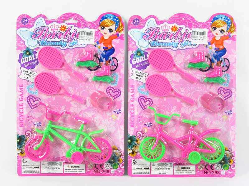 Pull Back Bike Set(2S) toys