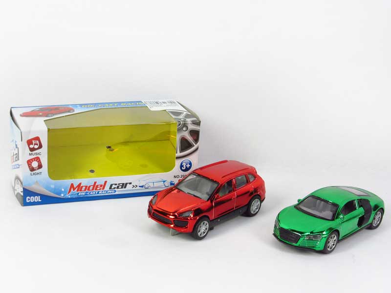 Die Cast Car Pull Back W/L_M(4S) toys