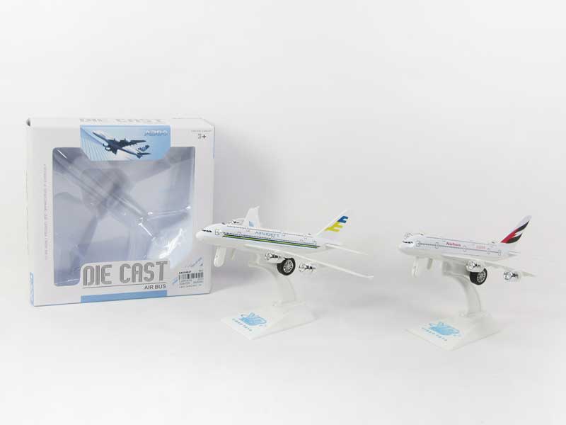 Die Cast Airplane Pull Back W/L_M(4C) toys