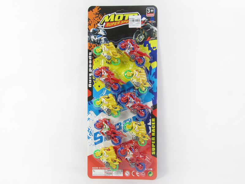 Pull Back Motorcycle(10in1) toys