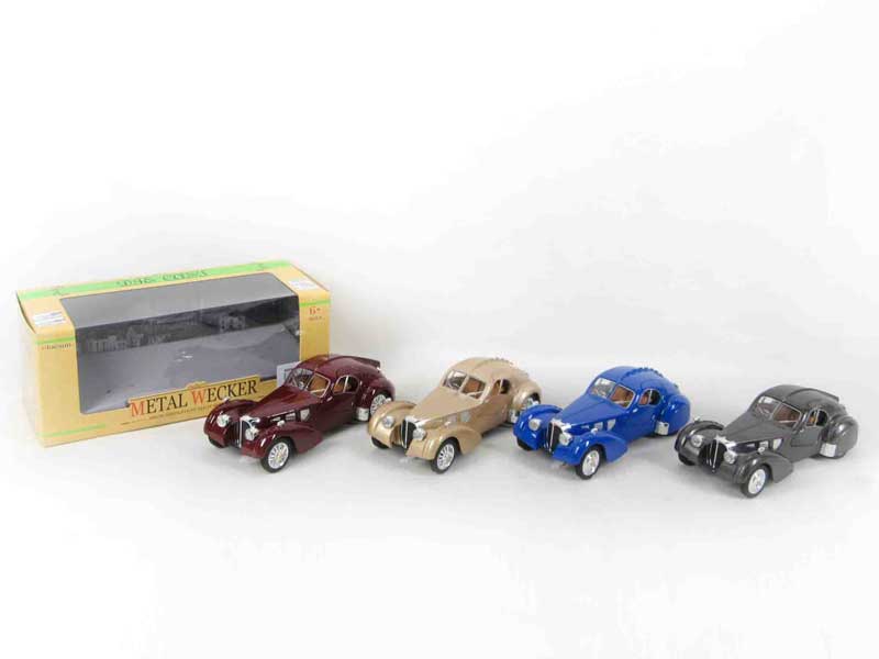 1:28 Die Cast Car Pull Back W/L_S(4S) toys