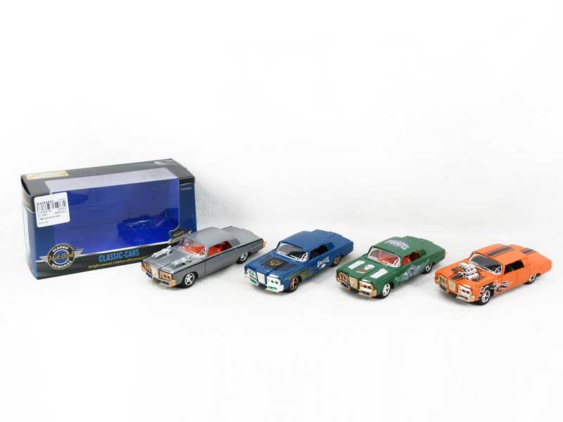1:28 Die Cast Car Pull Back W/L_S(2S8C) toys