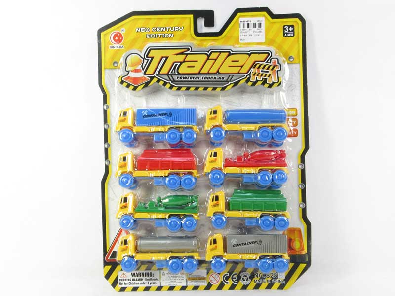 Pull Back Construction Truck(8in1) toys