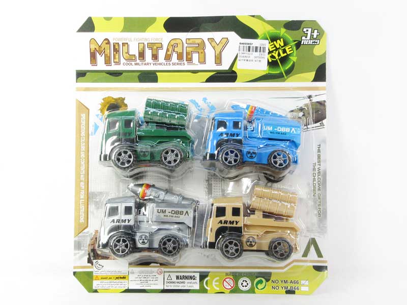 Pull Back Battle Car(4in1) toys