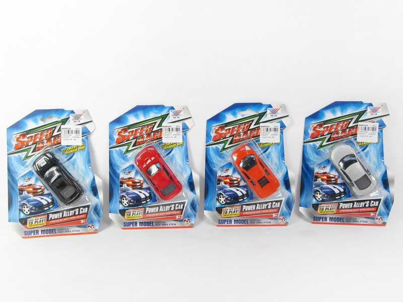 1:50 Die Cast Car Pull Back(3S) toys