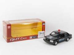 1:32 Die Cast Police Car Pull Back(4S)