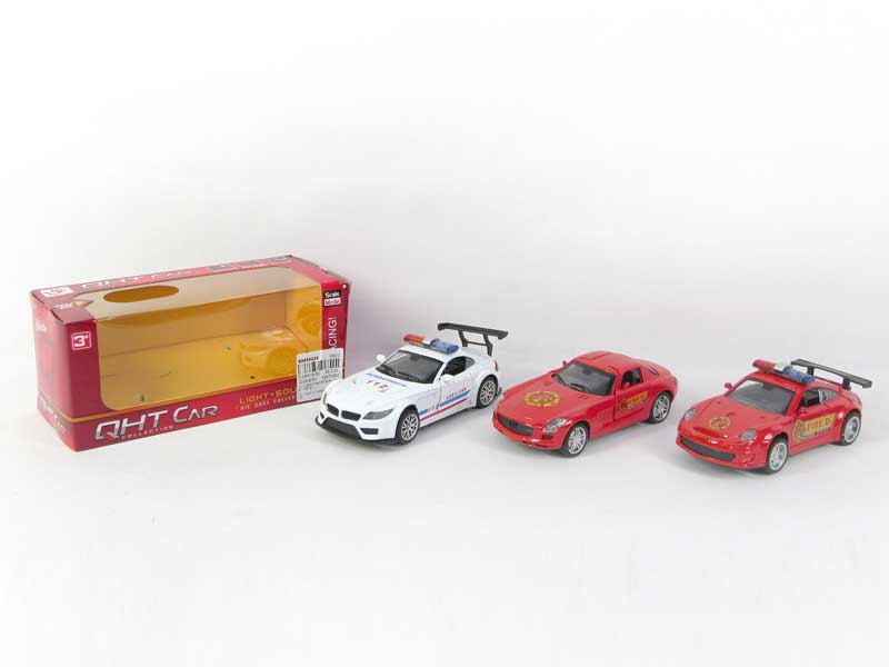 1:33 Die Cast Car Pull Back W/L_S(3S2C) toys