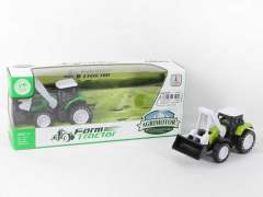 Die Cast Construction Truck Pull Back(2in1)
