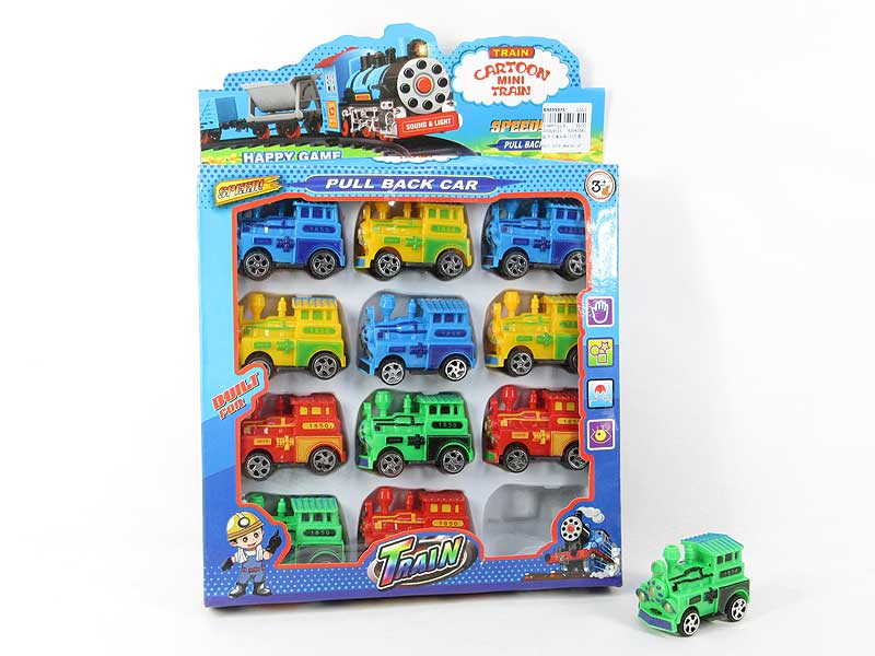 Pull Back Train(12in1) toys