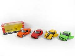 1:33 Die Cast Sport Car Pull Back W/L_S(4S4C)