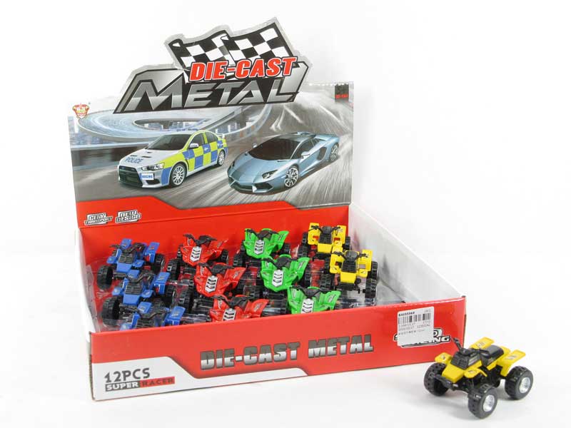 Die Cast Motorcycle Pull Back(12pcs) toys
