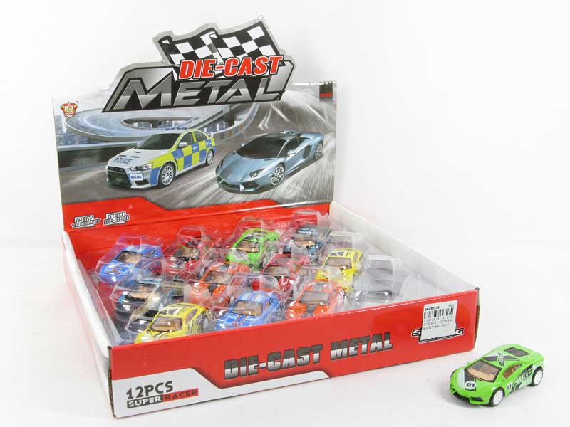 Die Cast Racing Car Pull Back(12pcs) toys