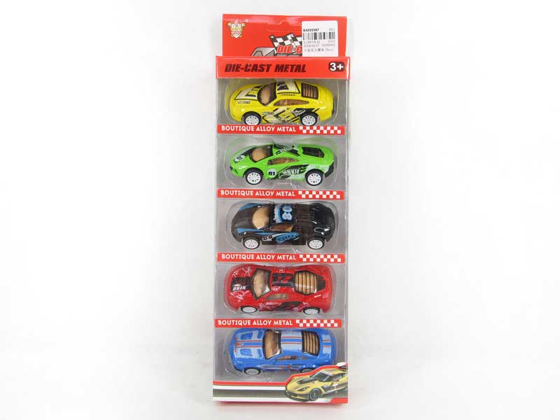 Die Cast Racing Car Pull Back(5pcs) toys