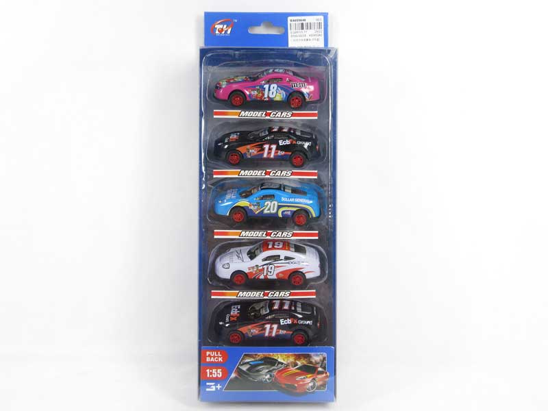 1:55 Pull Back Racing Car(5in1) toys