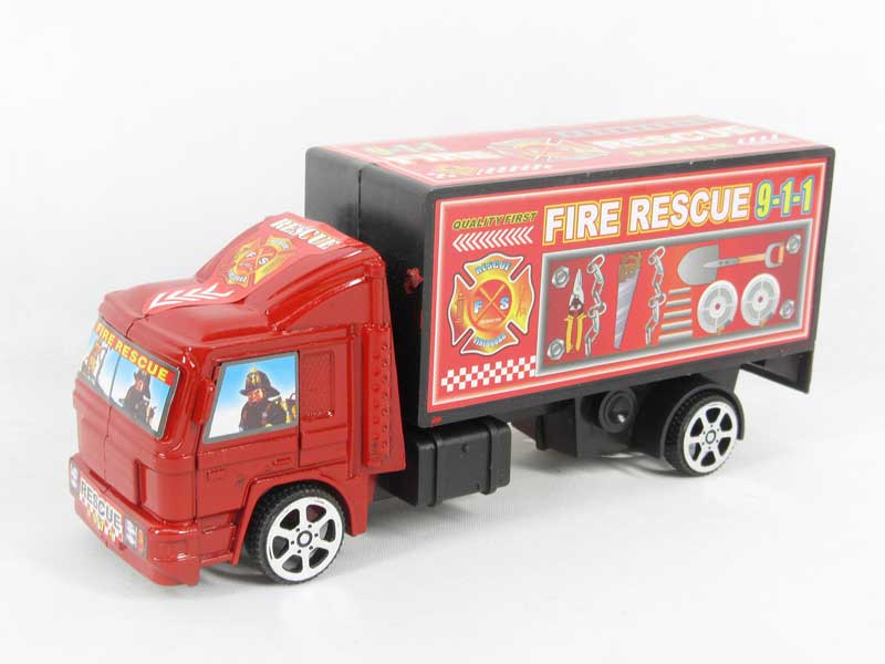 Pull Back Fire Engine(2C) toys