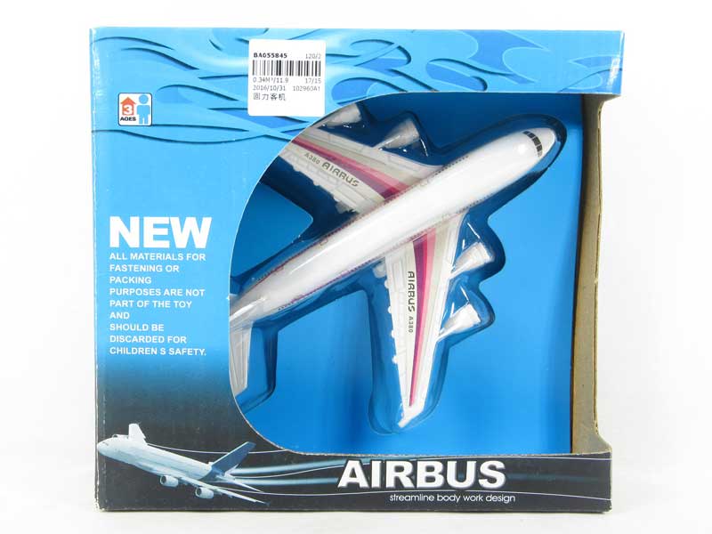 Pull Back Aerobus toys