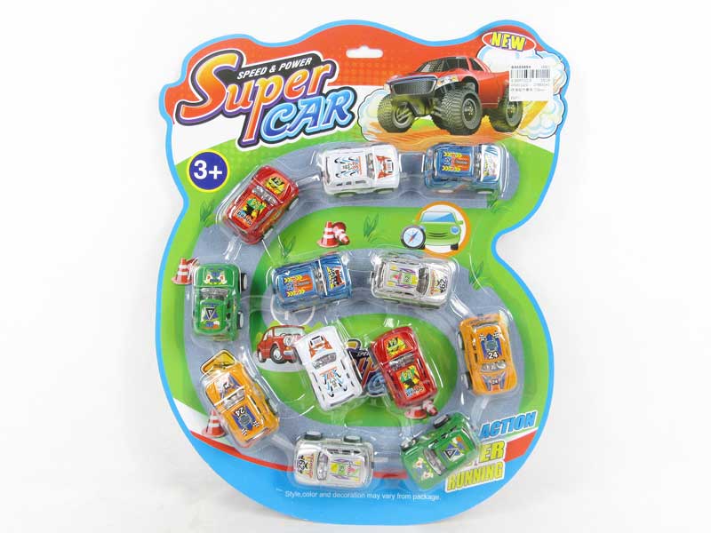Pull Back Racing Car(12pcs) toys