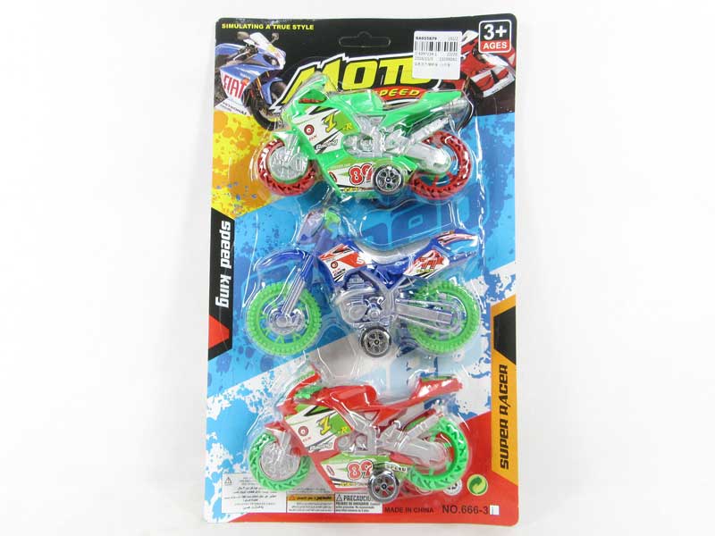 Pull Back Motorcycle(3in1) toys